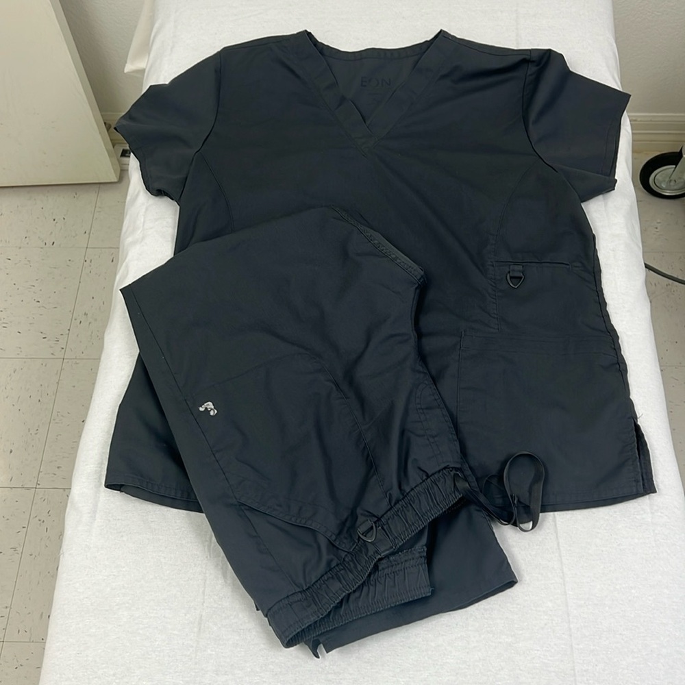 Medical scrubs, women’s. Eon brand, 2 pair.